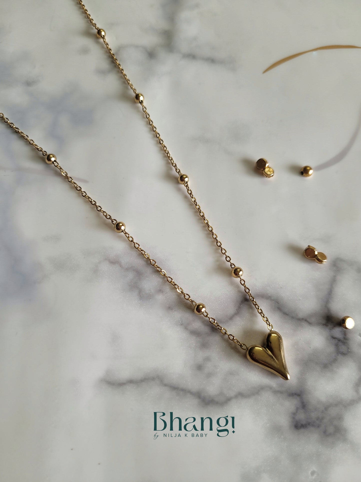 Beaded Heart Necklace
