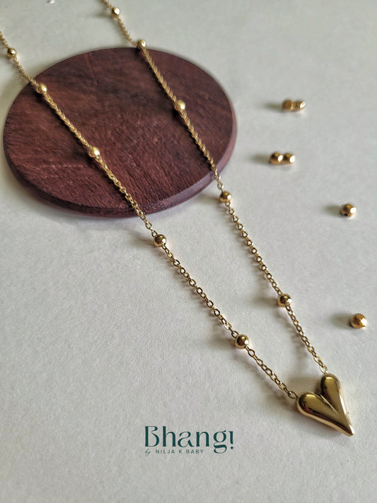 Beaded Heart Necklace