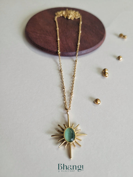 Sunburst Pendant Necklace