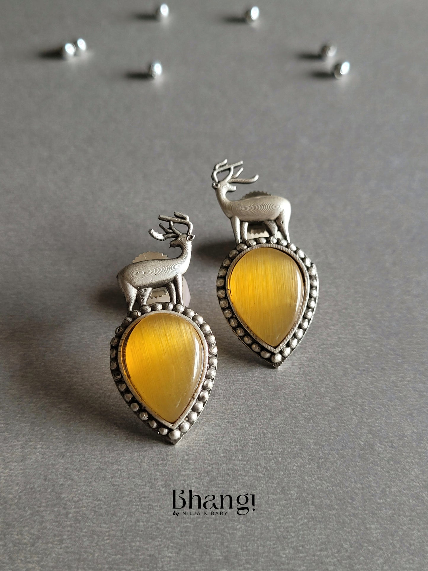 Deer Heart Earrings