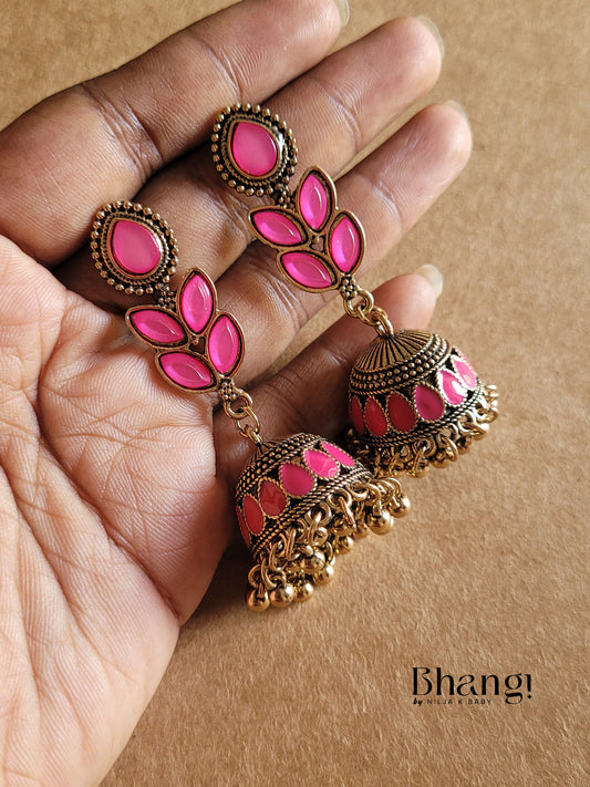 Antique Pink Jhumki