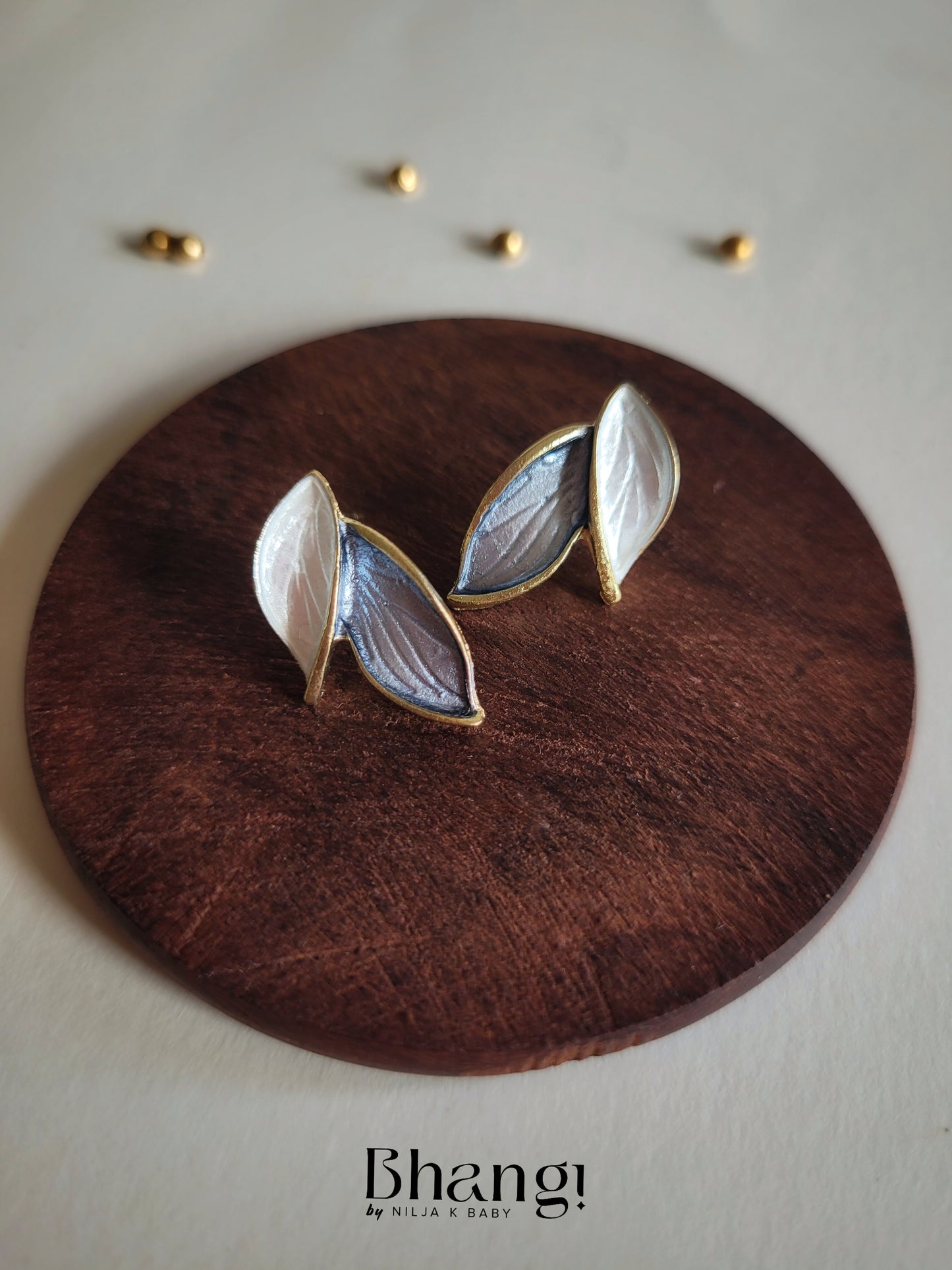 Leaf Stud Earrings