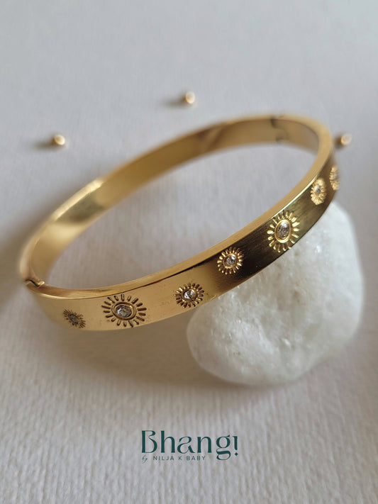 Celestial Sunburst Bangle