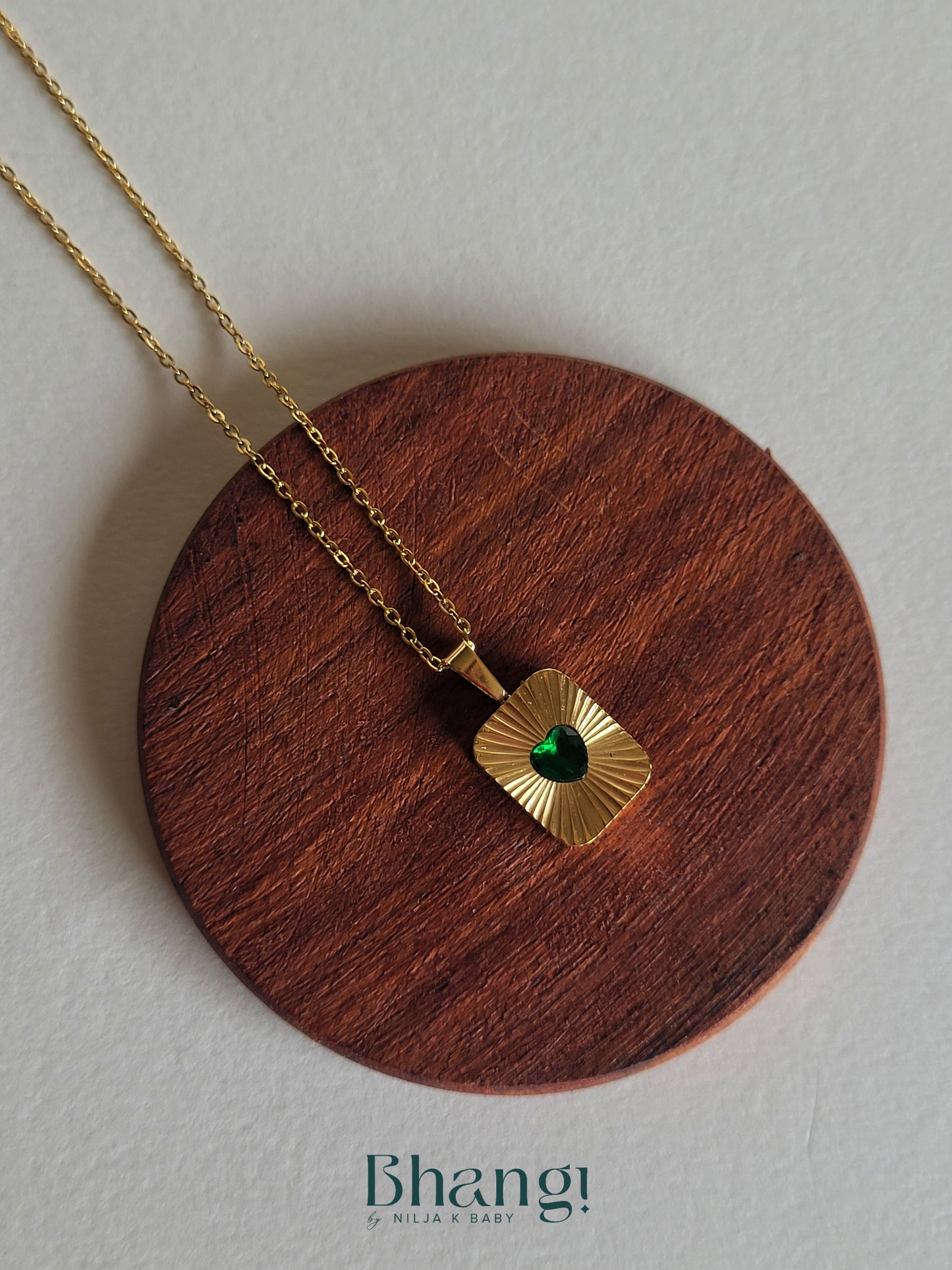 Sunray Heart Necklace