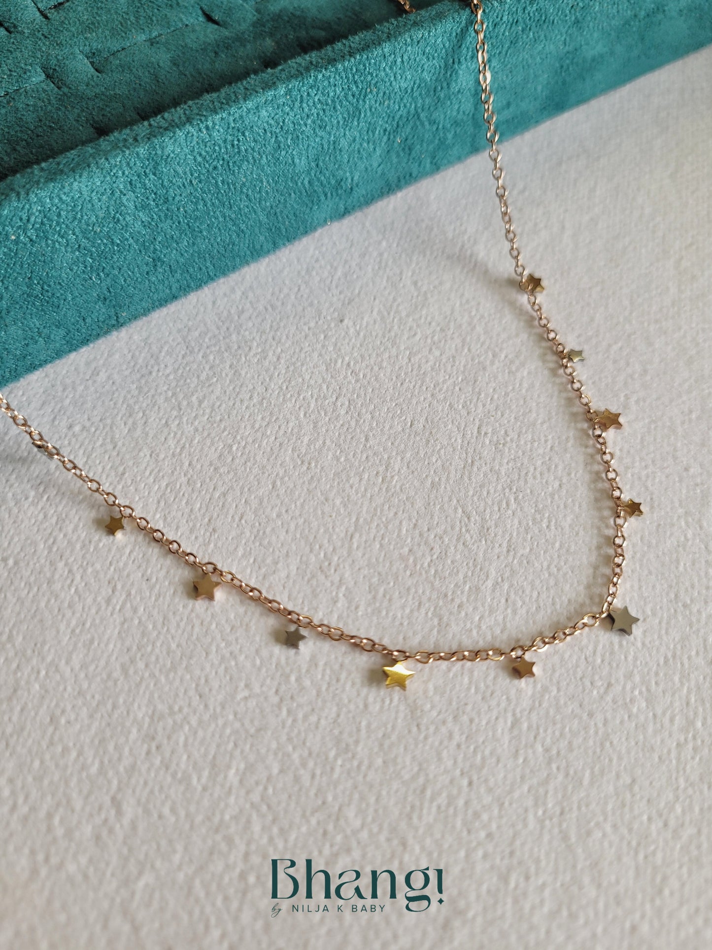 Tiny Star Drop Necklace