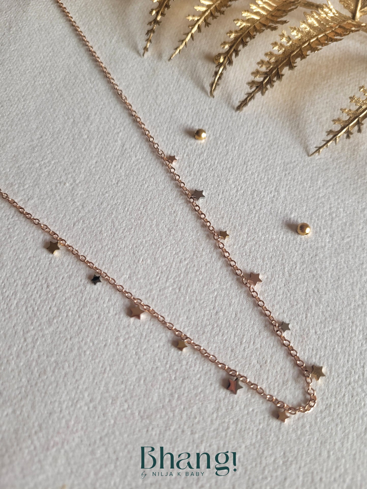 Tiny Star Drop Necklace