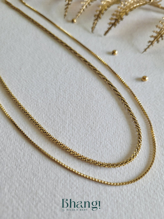 Minimalist Layered Chain Necklace