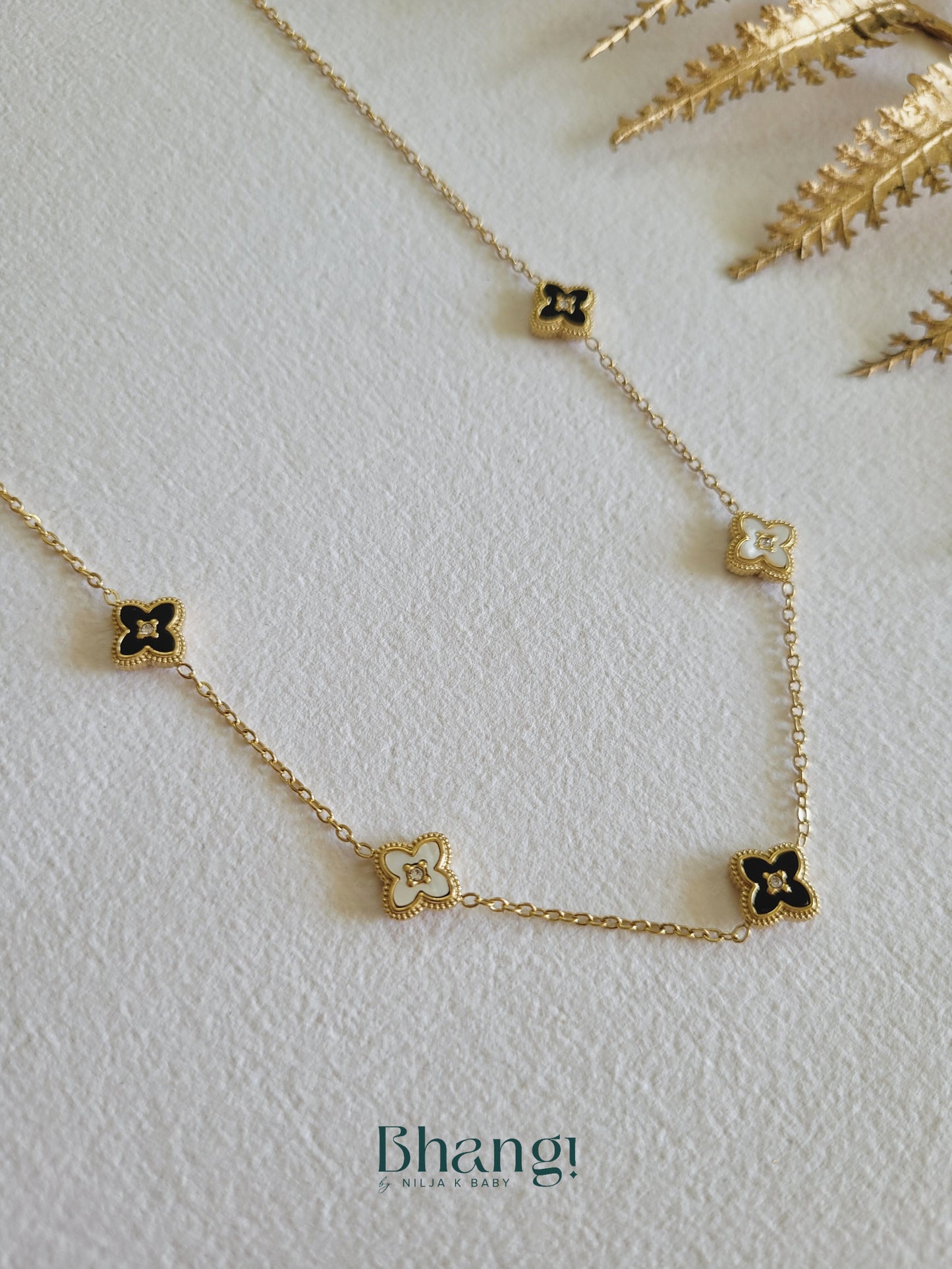 Eclipse Clover Necklace
