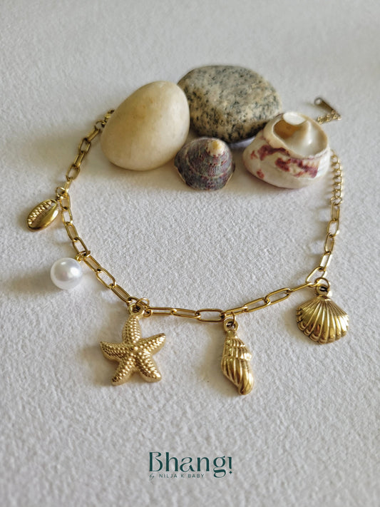 Sea Whispers Charm Bracelet