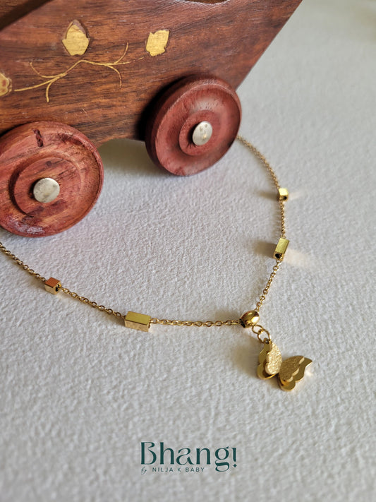 Butterfly Charm Anklet