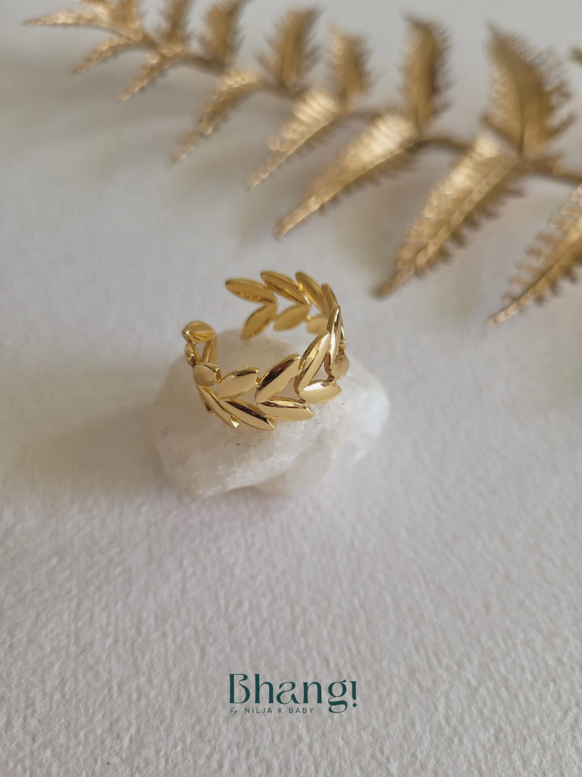 Olive Bloom Ring
