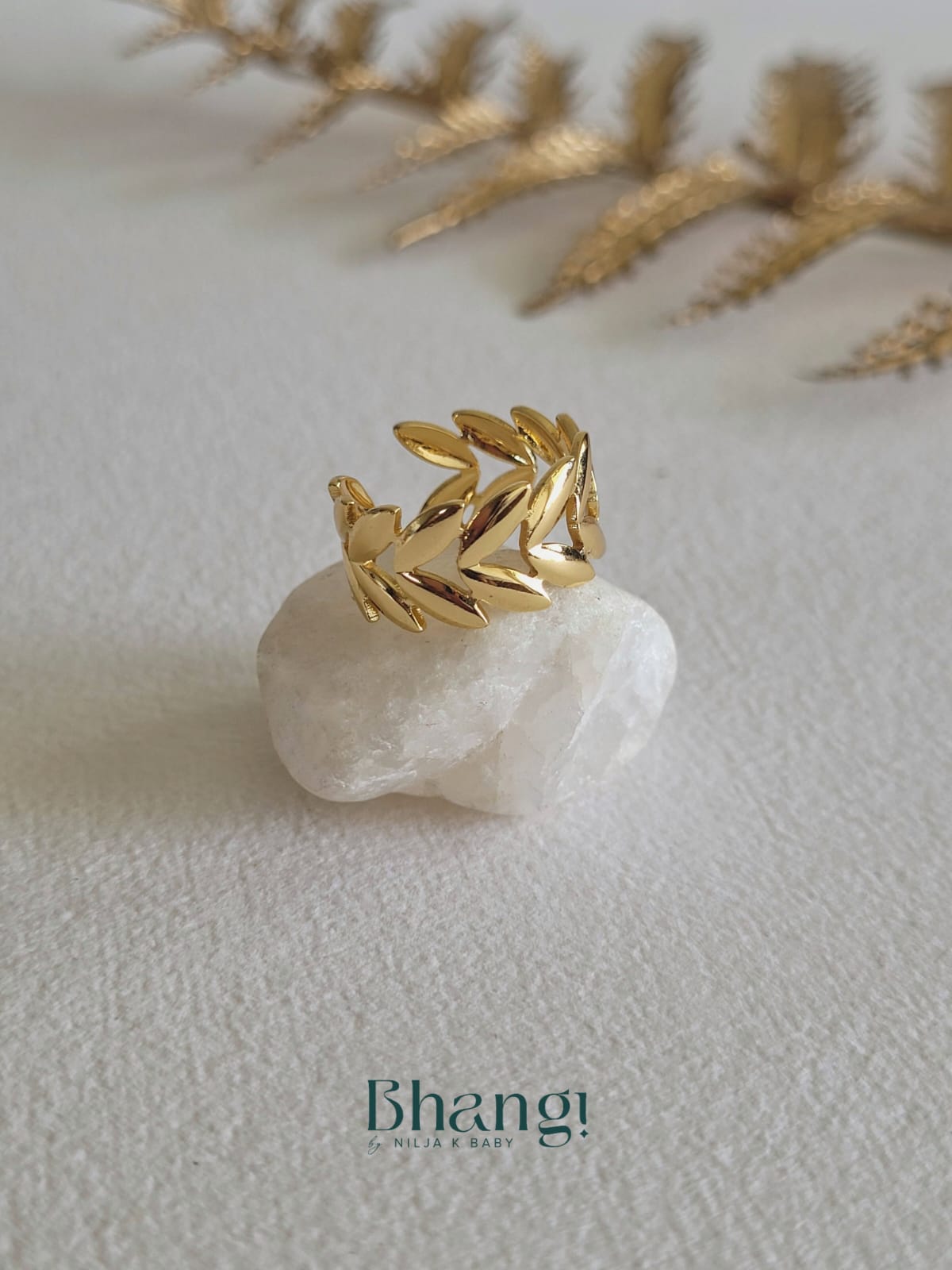 Olive Bloom Ring