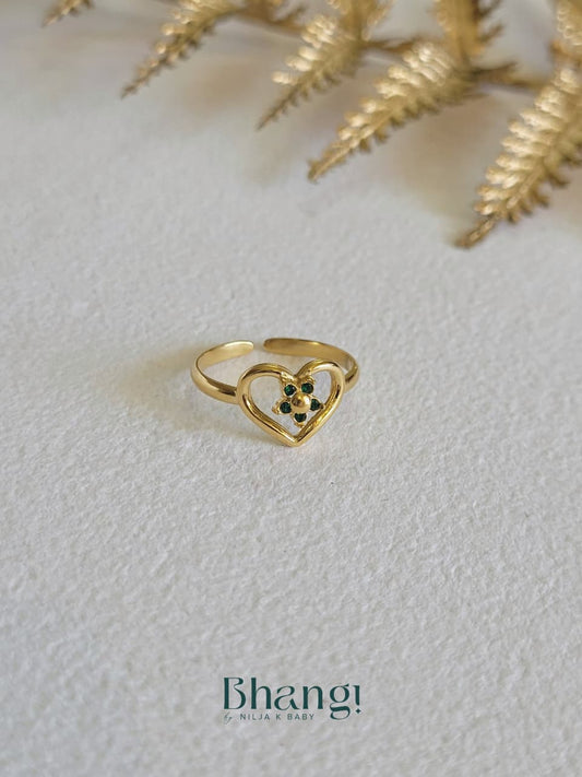 Heart Blossom Ring