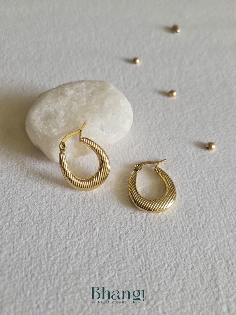 Twine Hoop Earrings