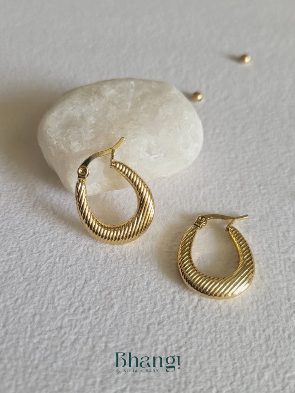 Twine Hoop Earrings
