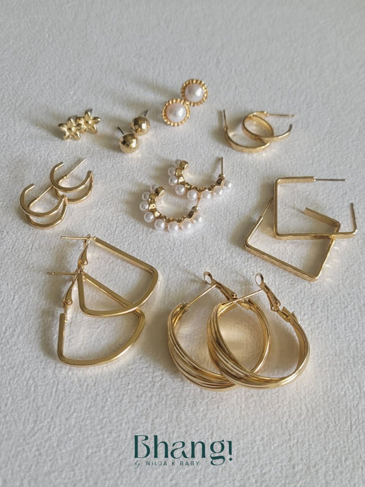 The Luxe Mix Earring Set