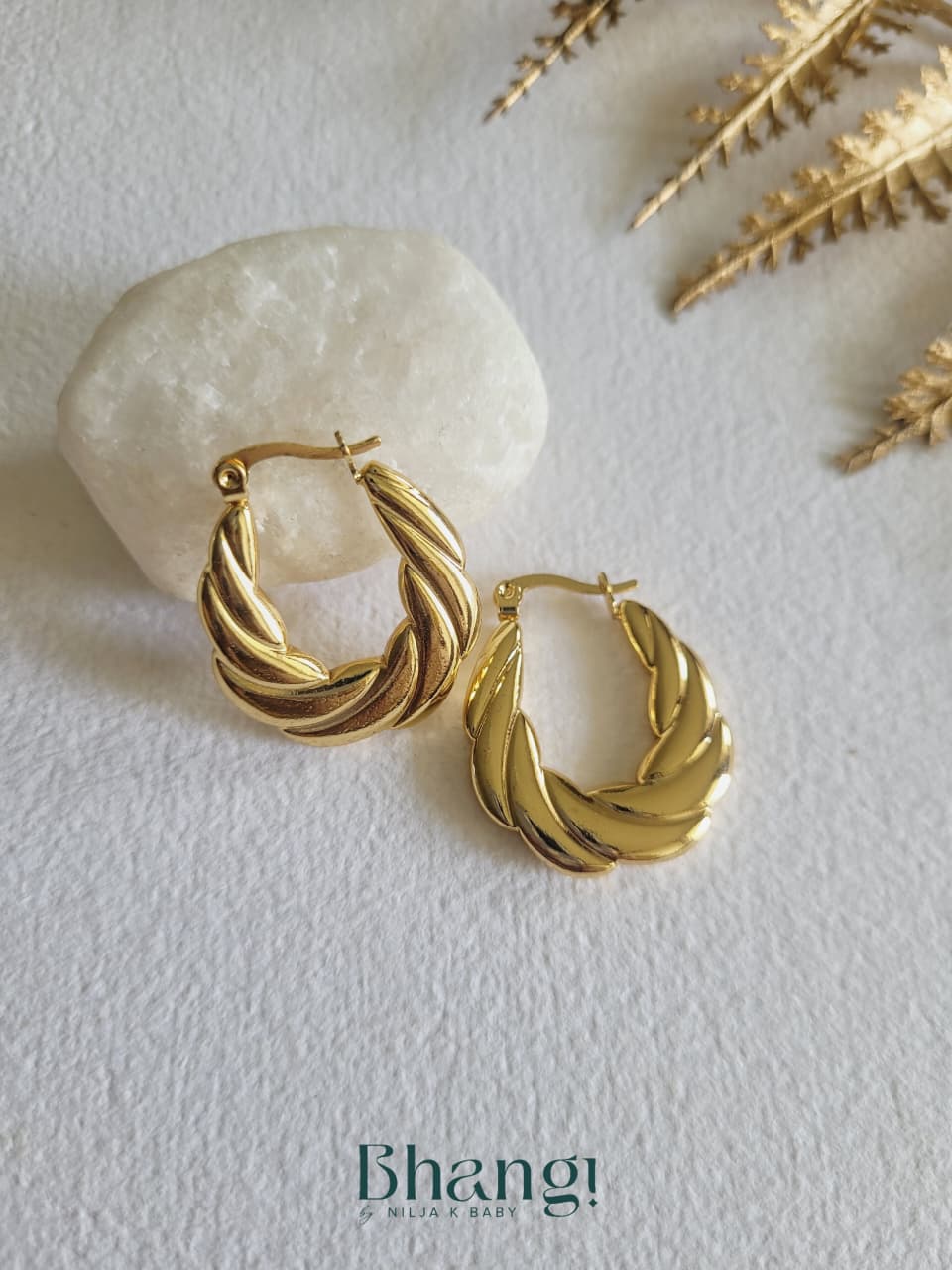 Twisted Glow Hoops