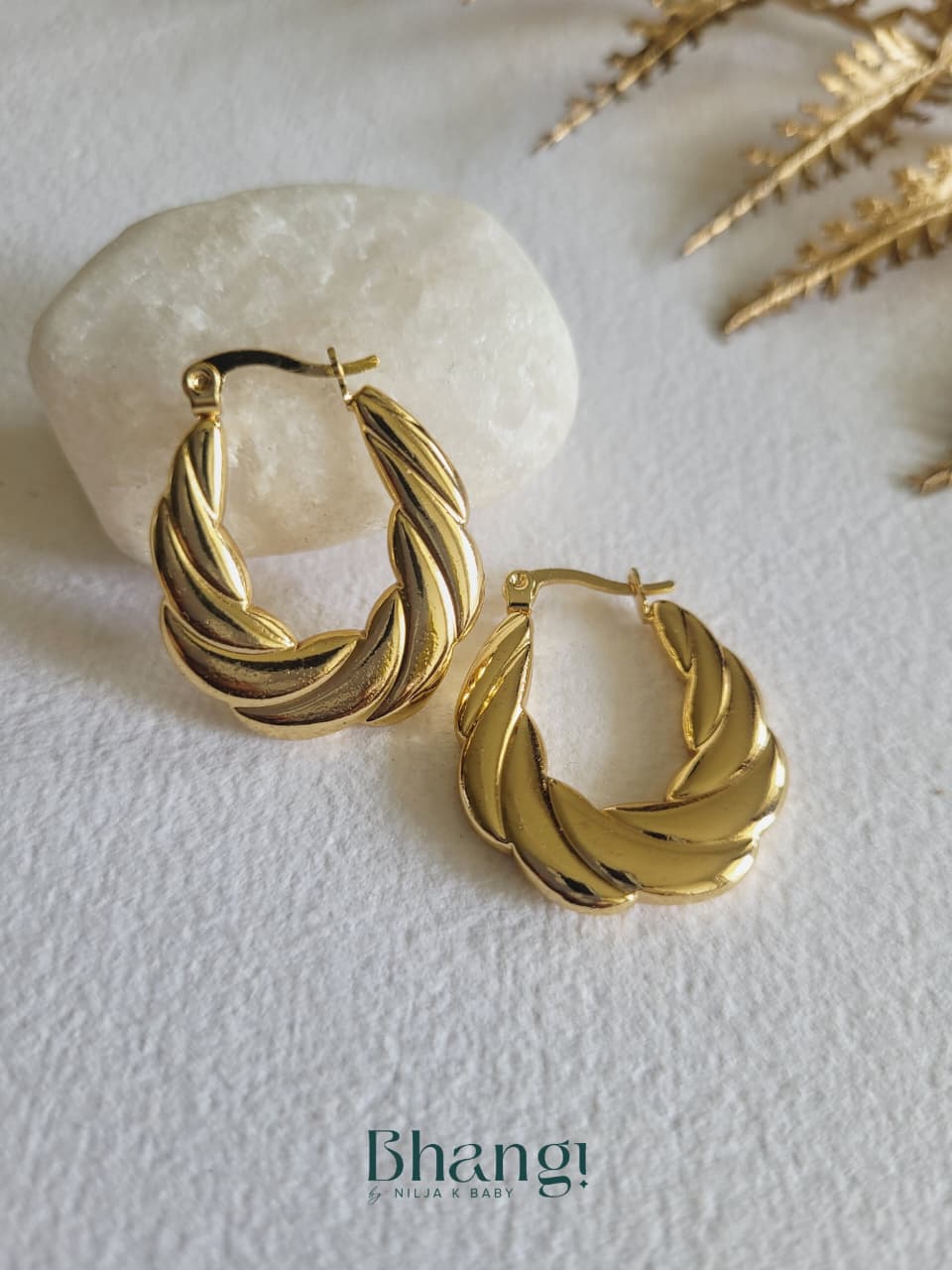 Twisted Glow Hoops