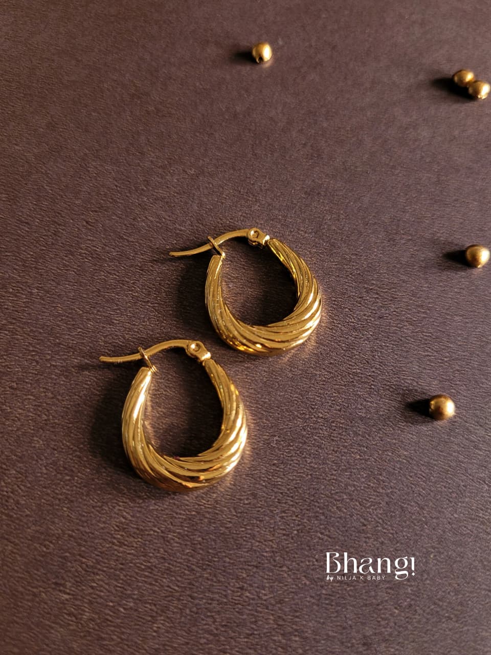 Twirl Hoop Earrings