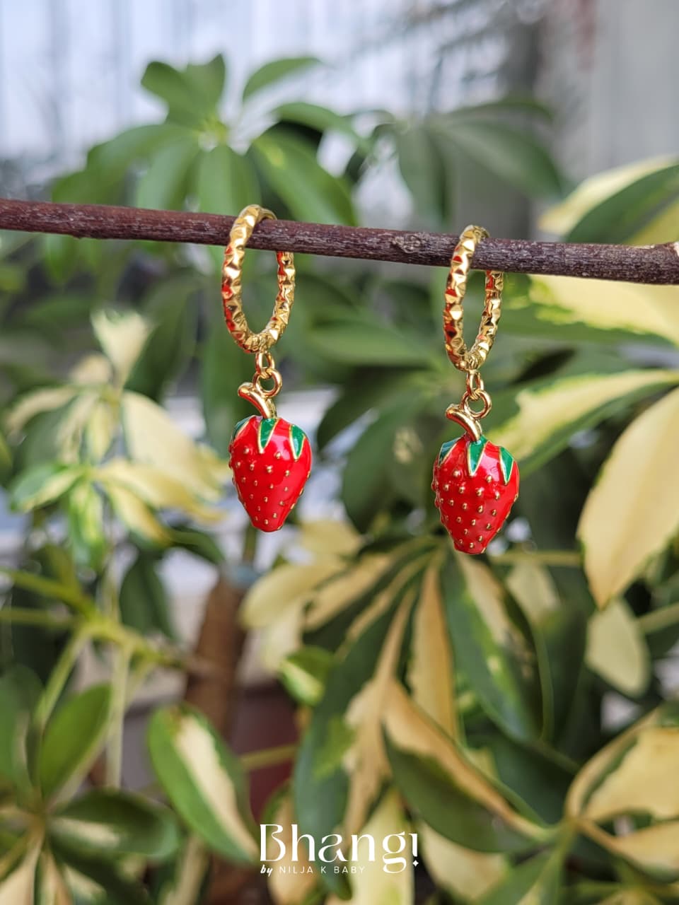 Berry Blush Mini Hoops