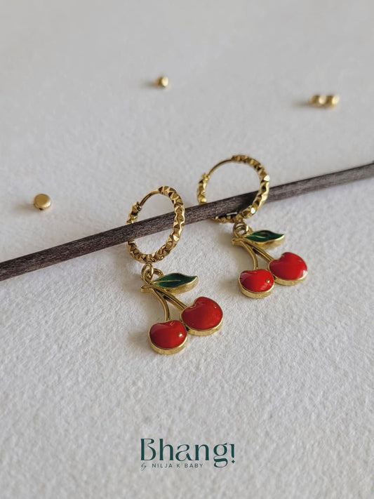 Cherry Bliss Hoops