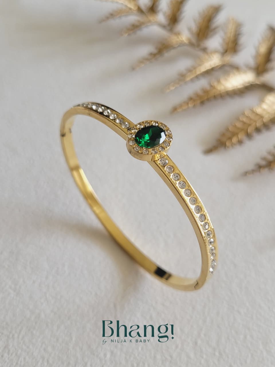 Emerald Grace Bangle