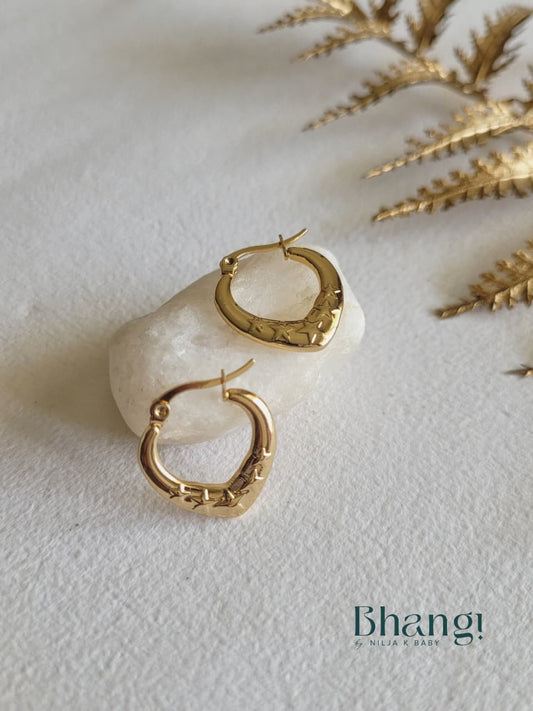 Starshine Hoop Earrings