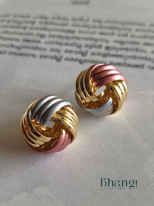 Tria Luxe Knot Studs