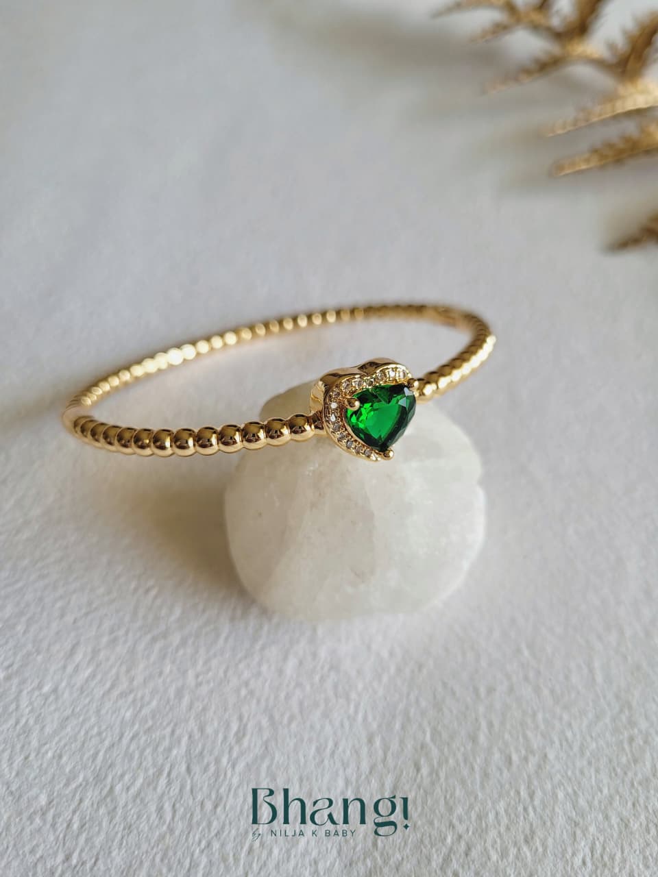 Emerald Glow Bangle
