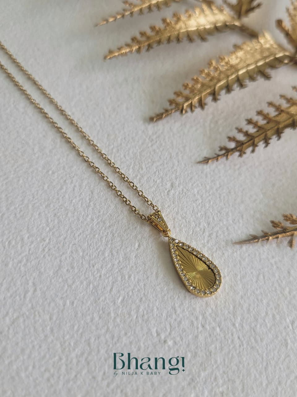 Solace Teardrop Necklace