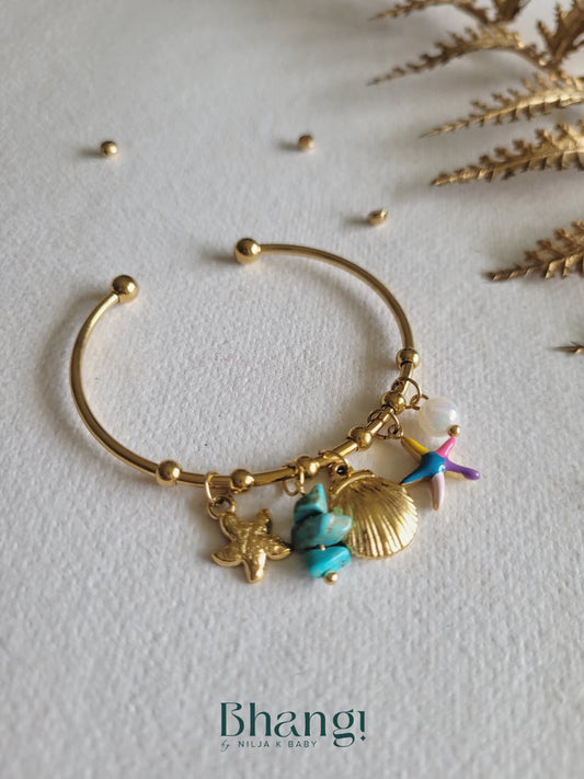 Little Ocean Charm Bangle