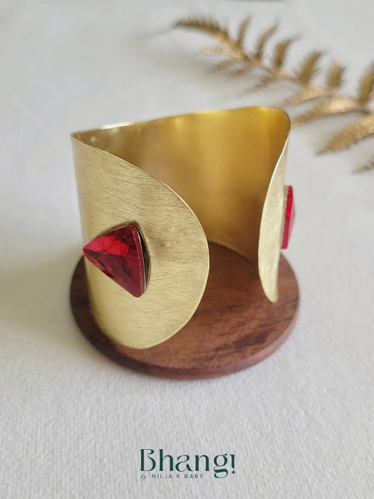 Crimson Arc Cuff