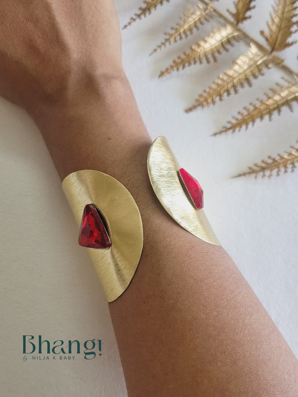 Crimson Arc Cuff