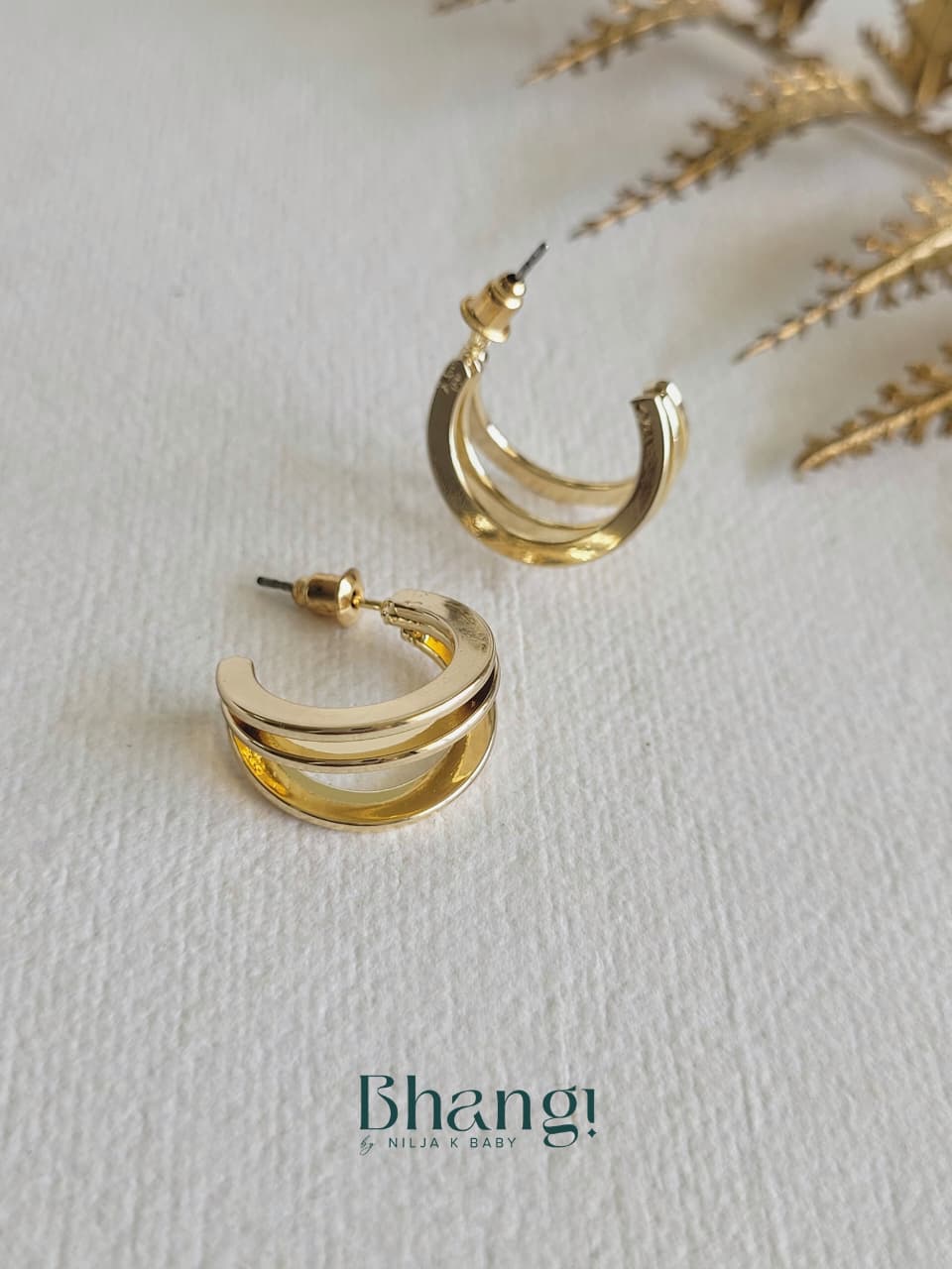 Layered Glow Hoops