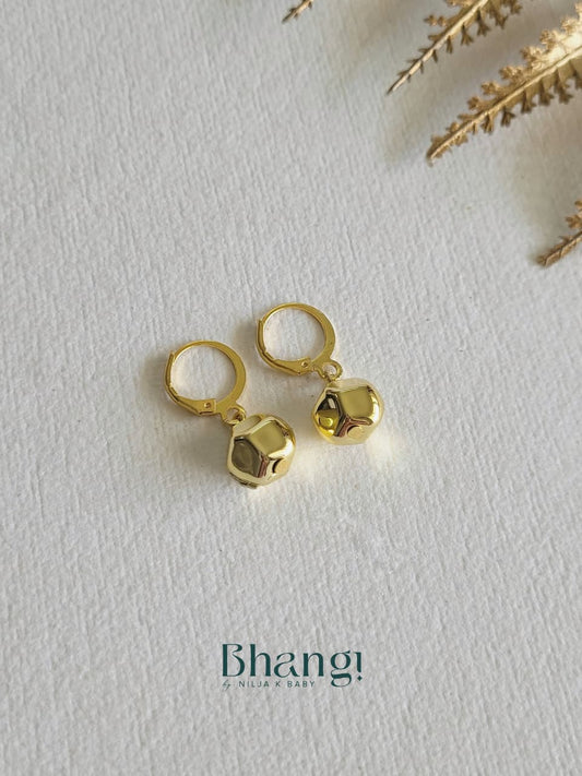 Mini Facet Drop Hoops