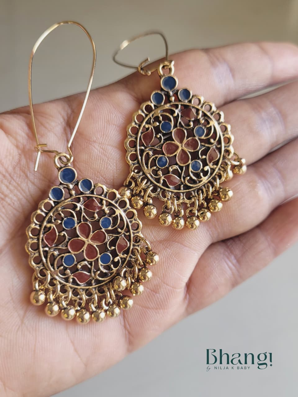 Rang Mahal Jhumki Hoops
