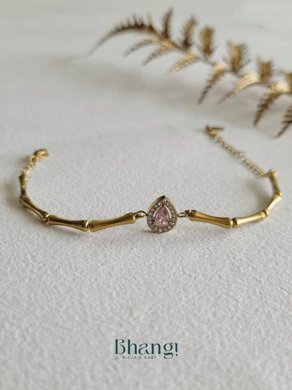 Blush Bamboo Bracelet