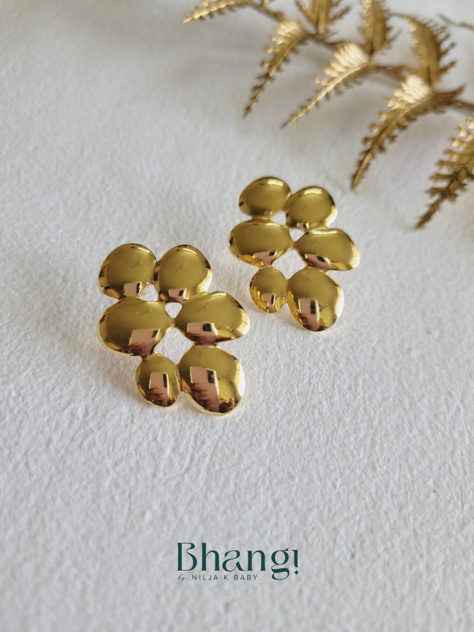Golden Bloom Studs