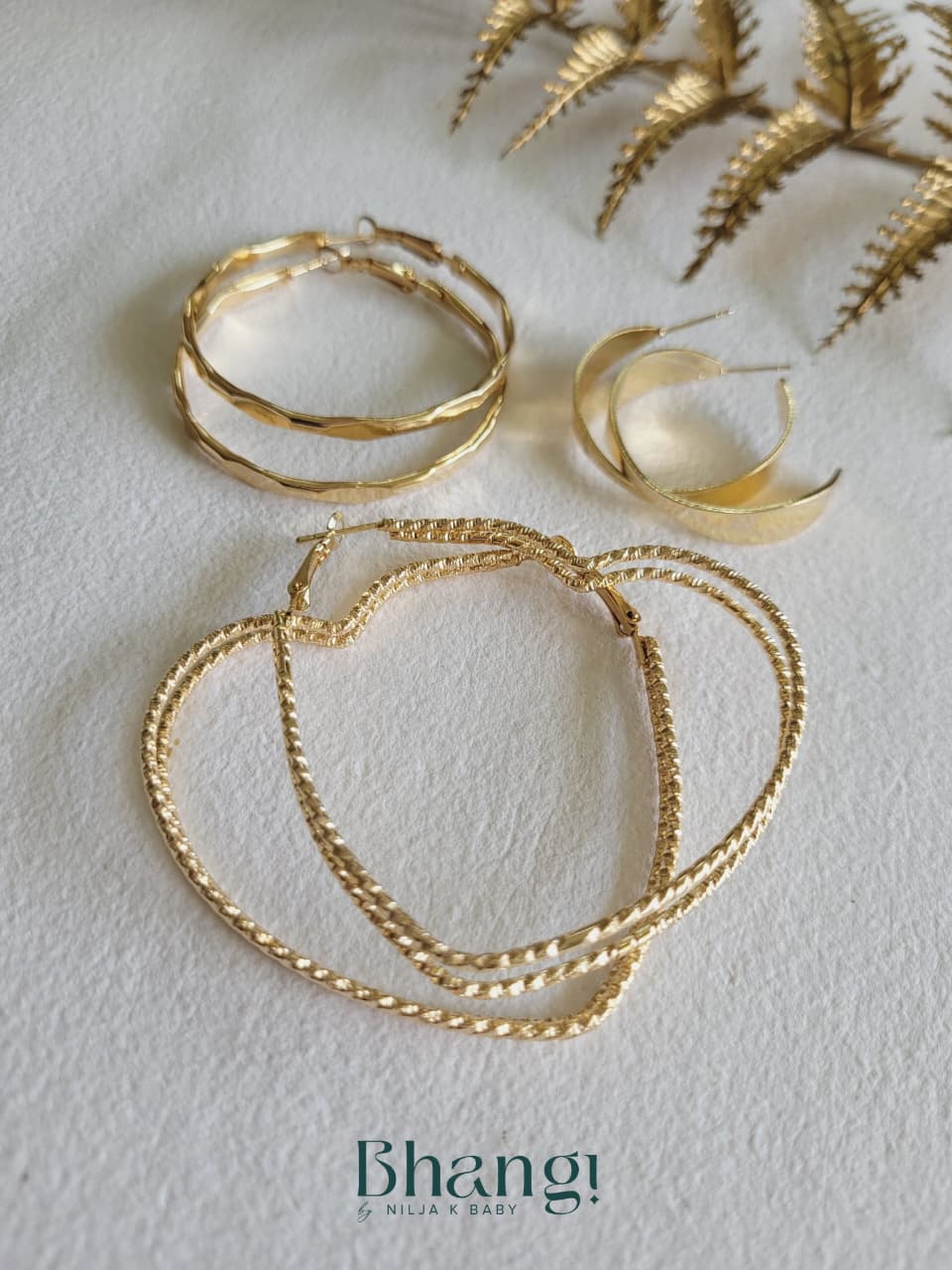 Golden Glow Edit - 6 Pair Earring Combo Set