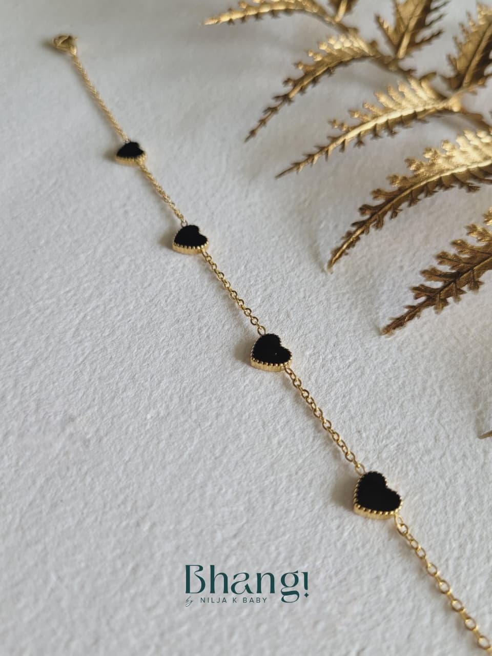 Midnight Hearts Bracelet