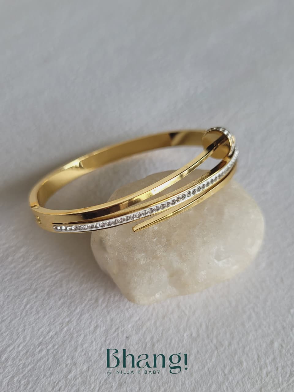 Celeste Nail Cuff Bangle