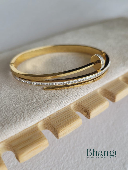 Celeste Nail Cuff Bangle
