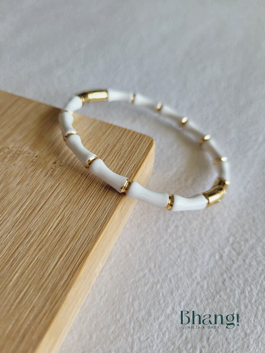 Ivory Bamboo Bangle