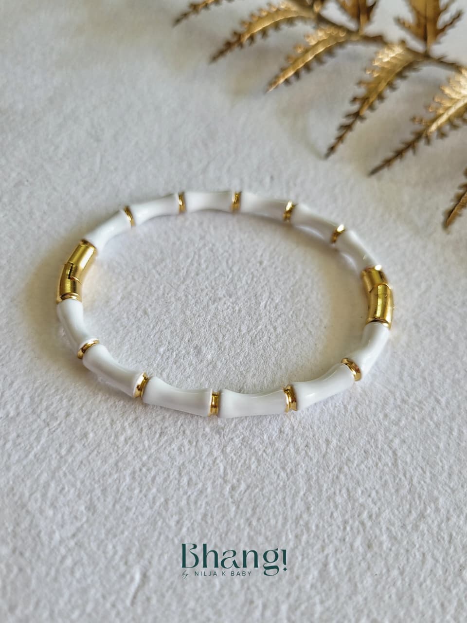 Ivory Bamboo Bangle