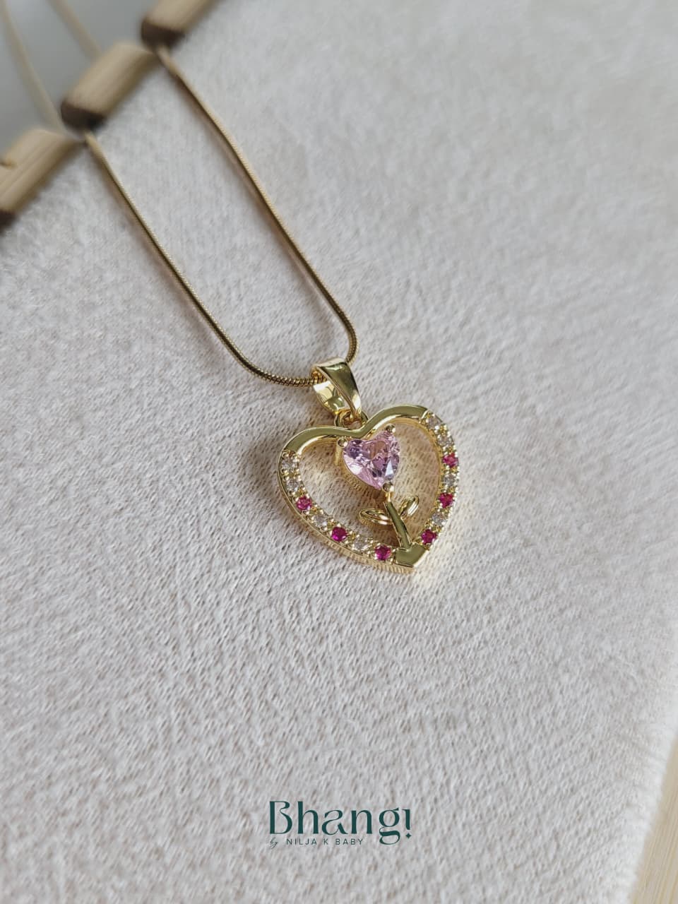 Blush Heart Bloom Necklace
