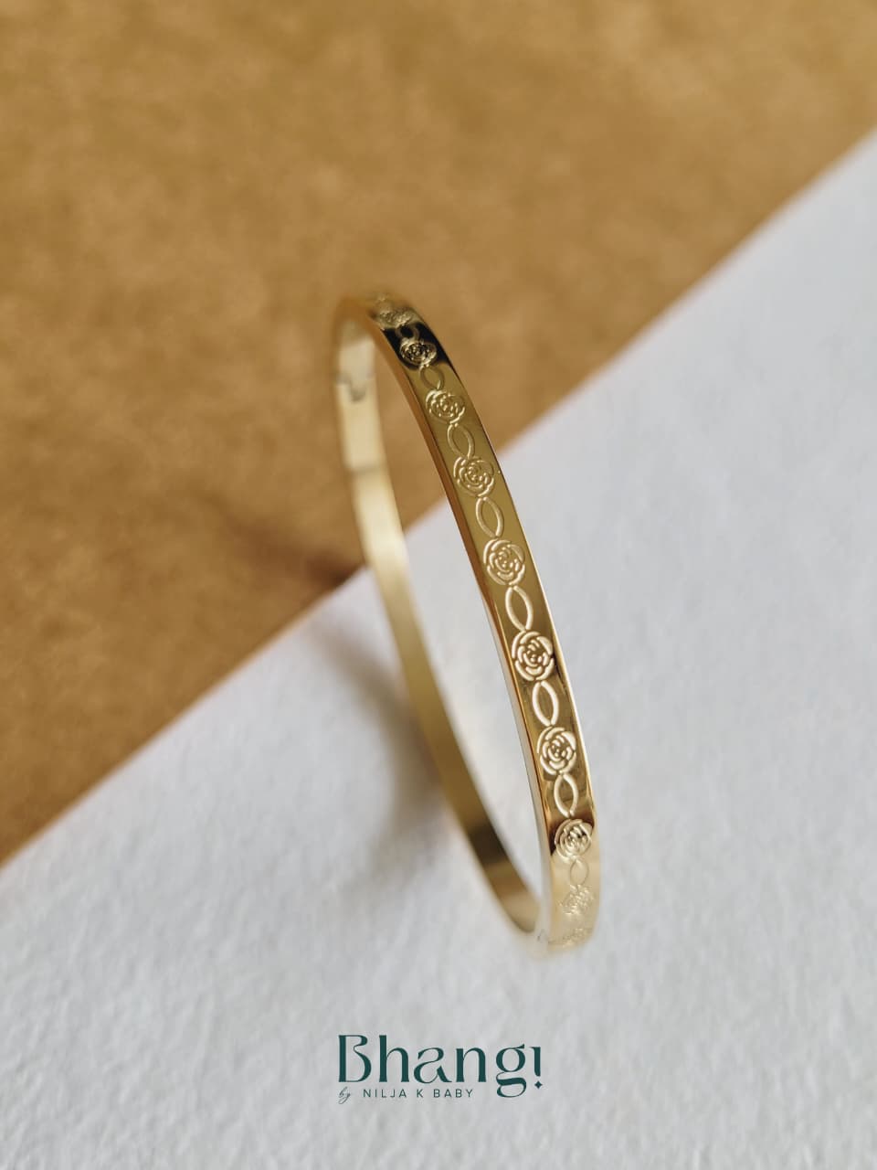 Rosette Bloom Bangle