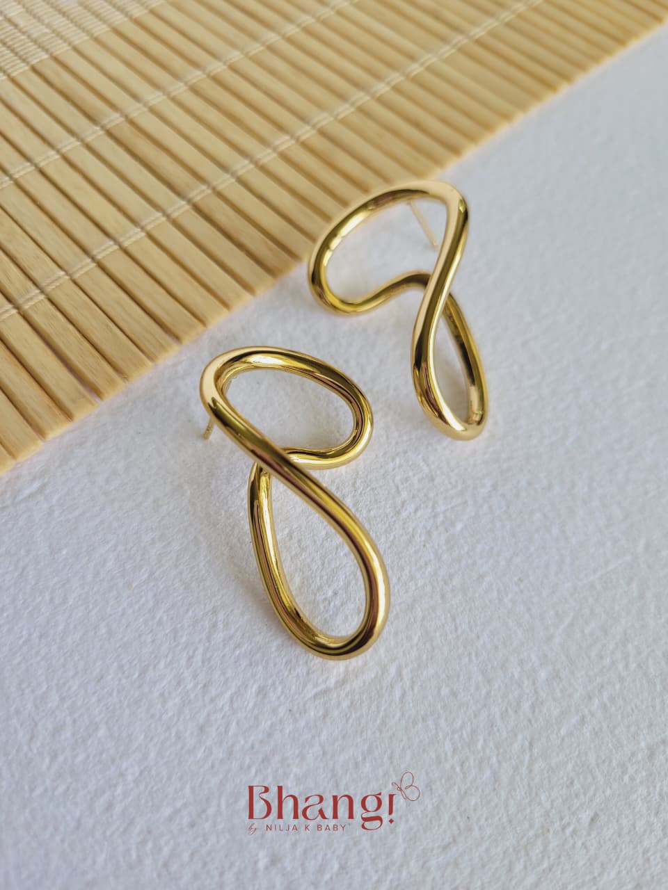 Golden Infinity Earrings