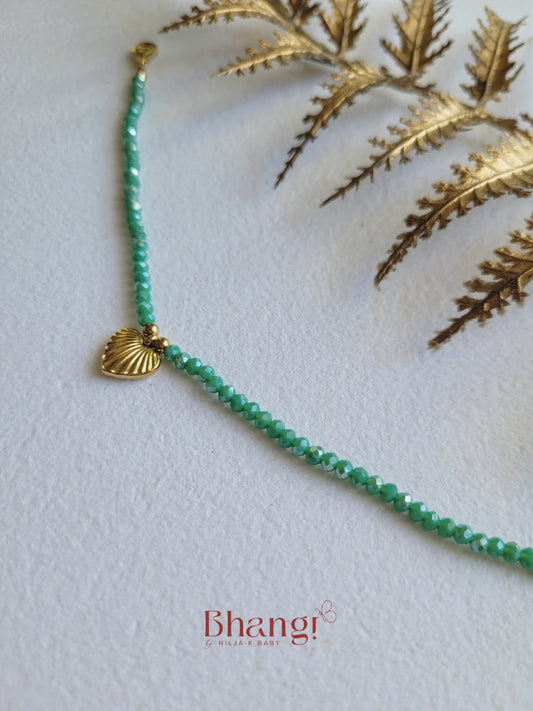 Mint Melody Heart Bracelet