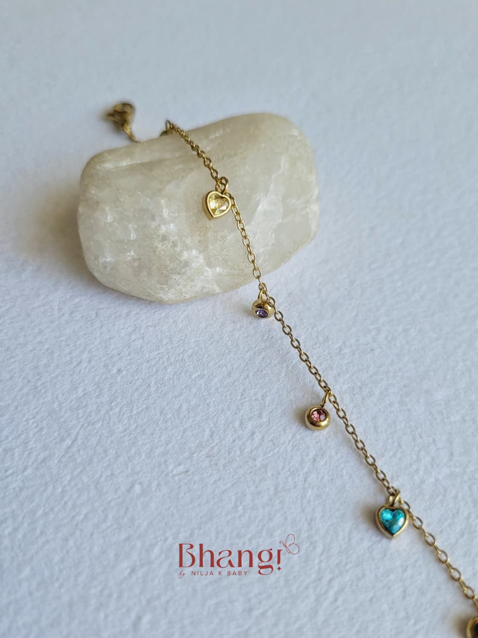 Heart Charm Bracelet