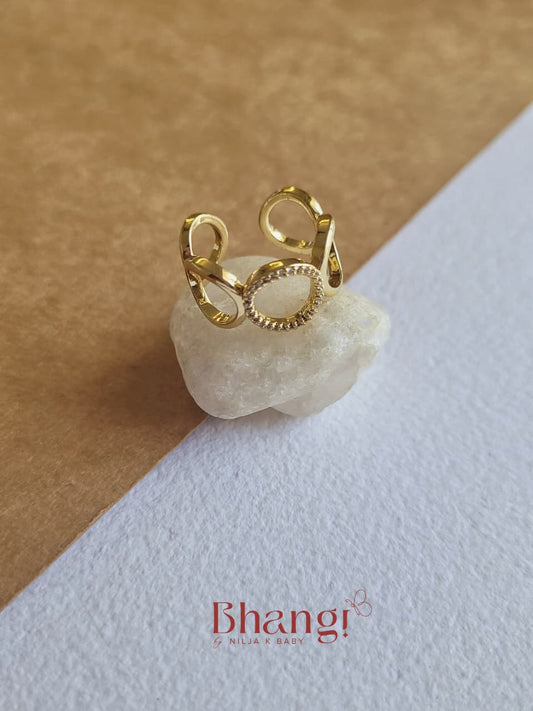 Luna Halo Open Ring